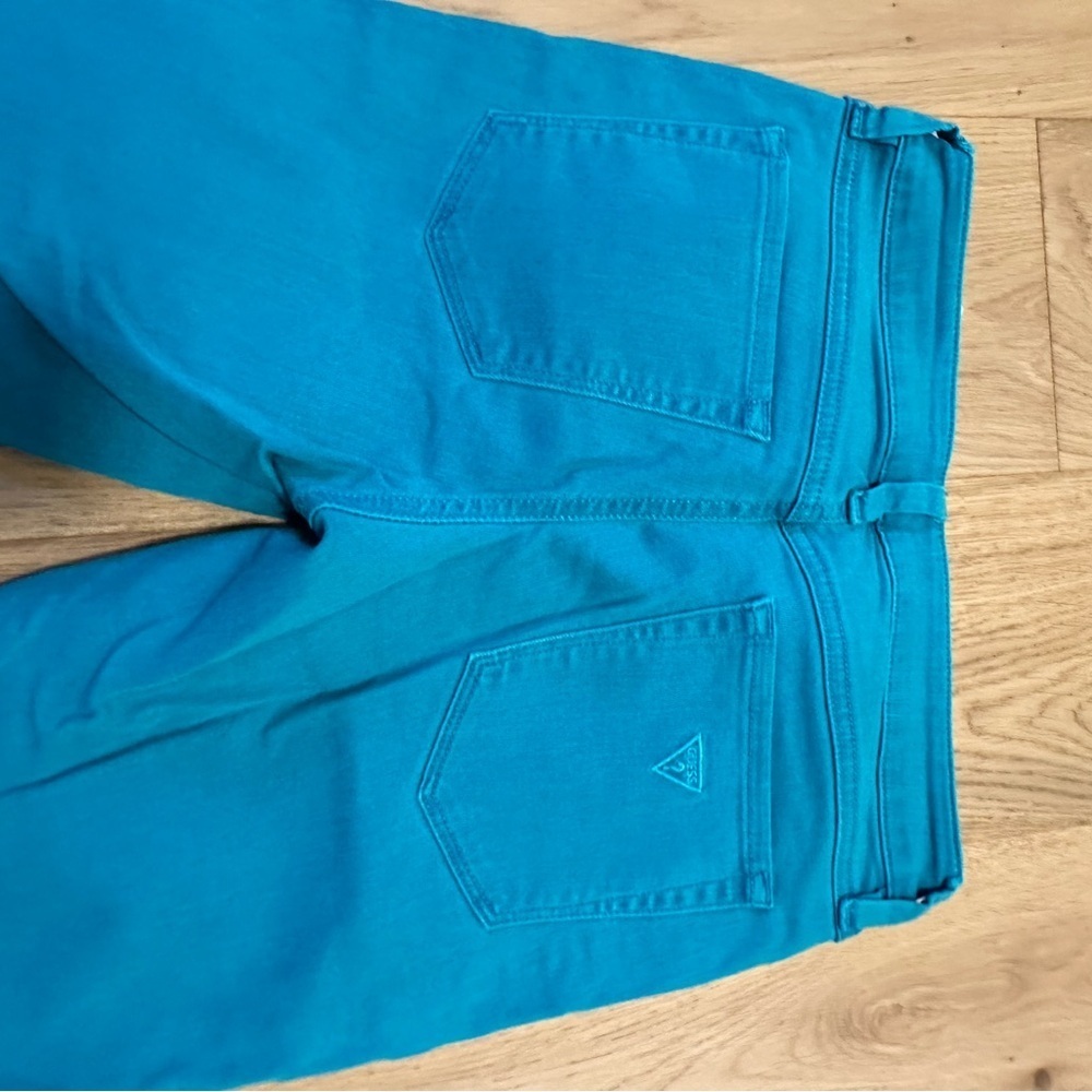 Guess Women's Teal Blue Jeans - Picture 4 of 5